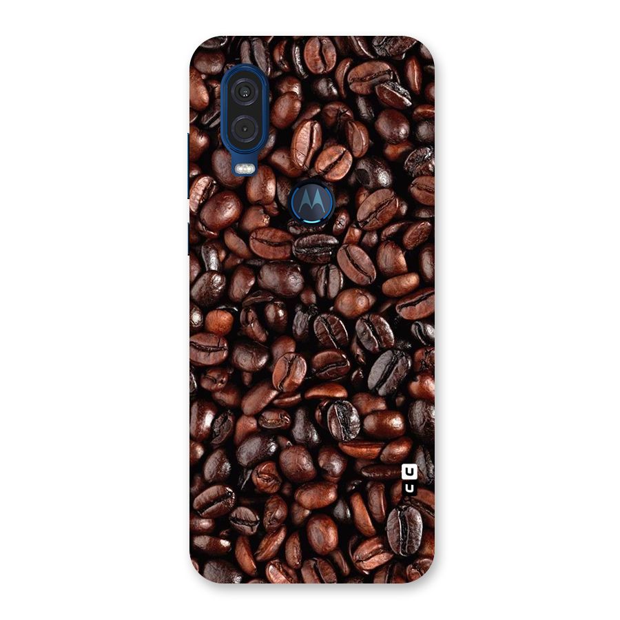 Coffee Beans Texture Back Case for Motorola One Vision