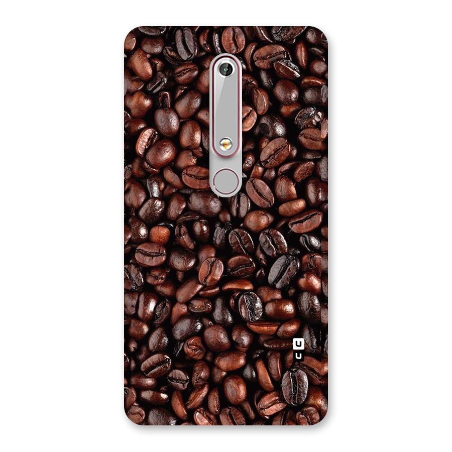 Coffee Beans Texture Back Case for Nokia 6.1
