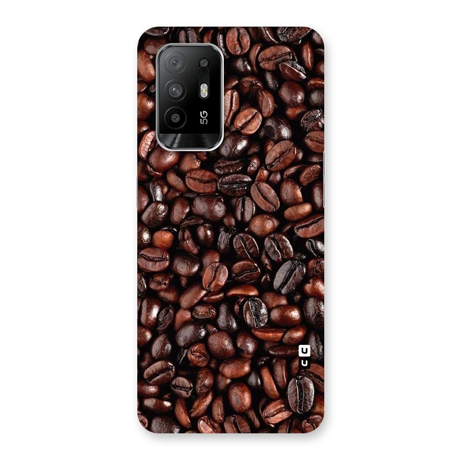 Coffee Beans Texture Back Case for Oppo F19 Pro Plus 5G