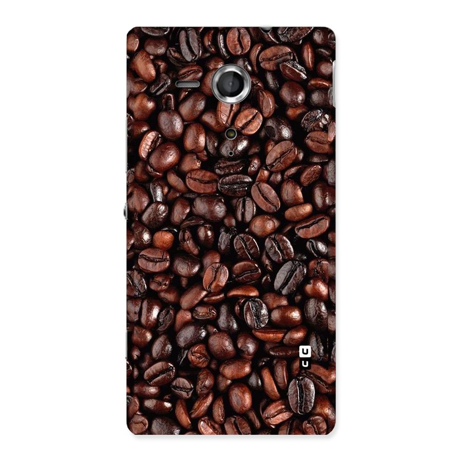 Coffee Beans Texture Back Case for Sony Xperia SP