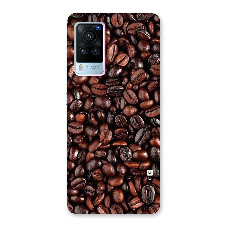 Coffee Beans Texture Back Case for Vivo X60 Pro