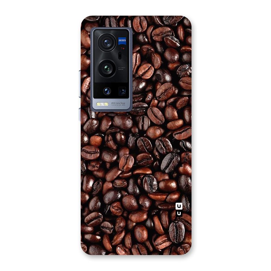 Coffee Beans Texture Back Case for Vivo X60 Pro Plus