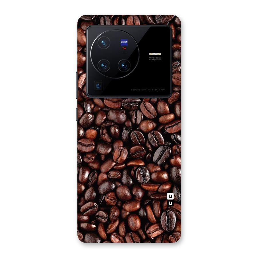 Coffee Beans Texture Back Case for Vivo X80 Pro