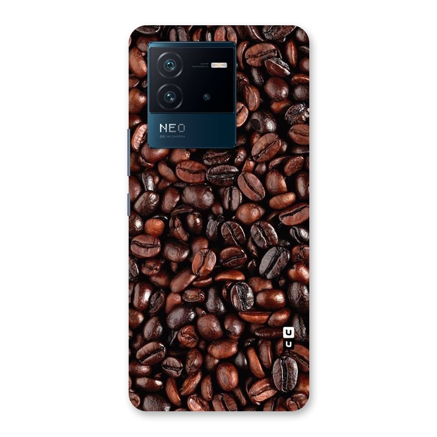 Coffee Beans Texture Back Case for Vivo iQOO Neo 6 5G