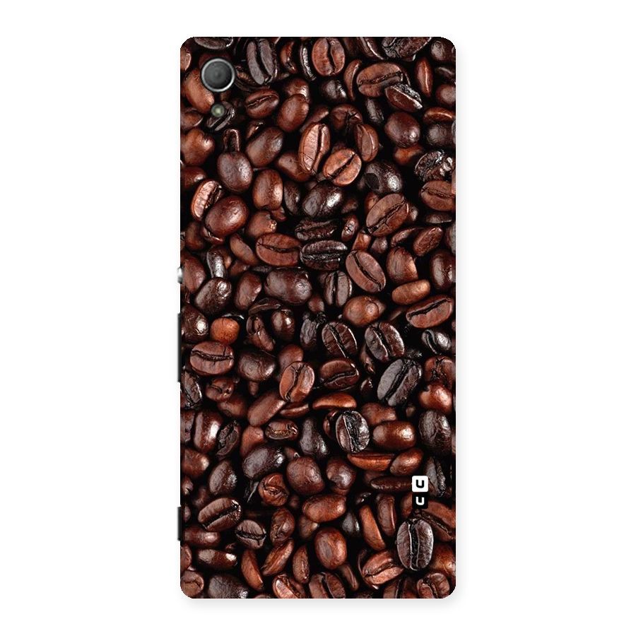 Coffee Beans Texture Back Case for Xperia Z4