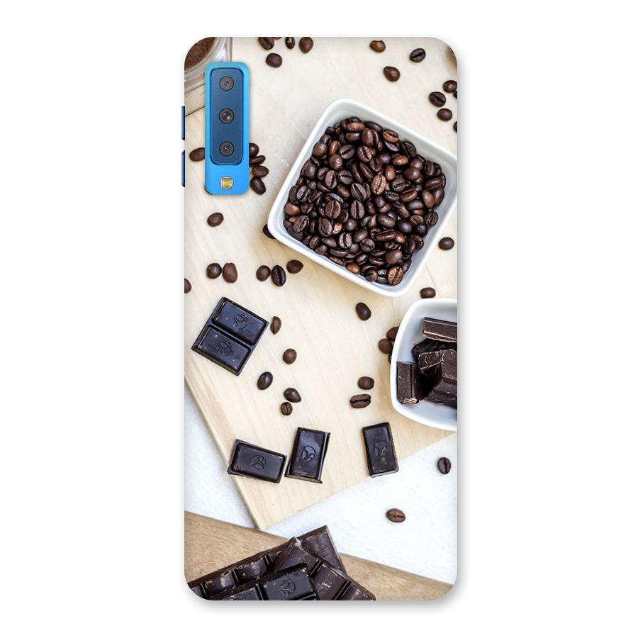 Coffee Beans and Chocolate Back Case for Galaxy A7 (2018)