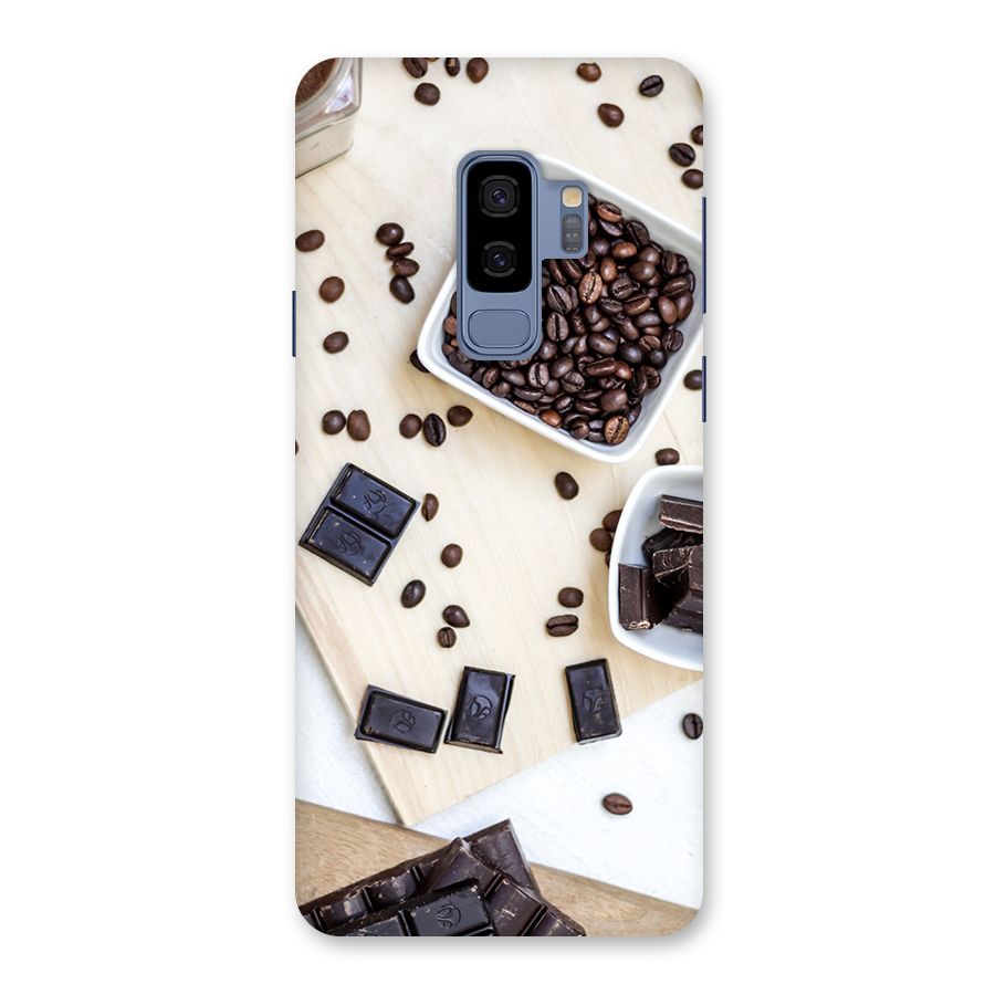 Coffee Beans and Chocolate Back Case for Galaxy S9 Plus