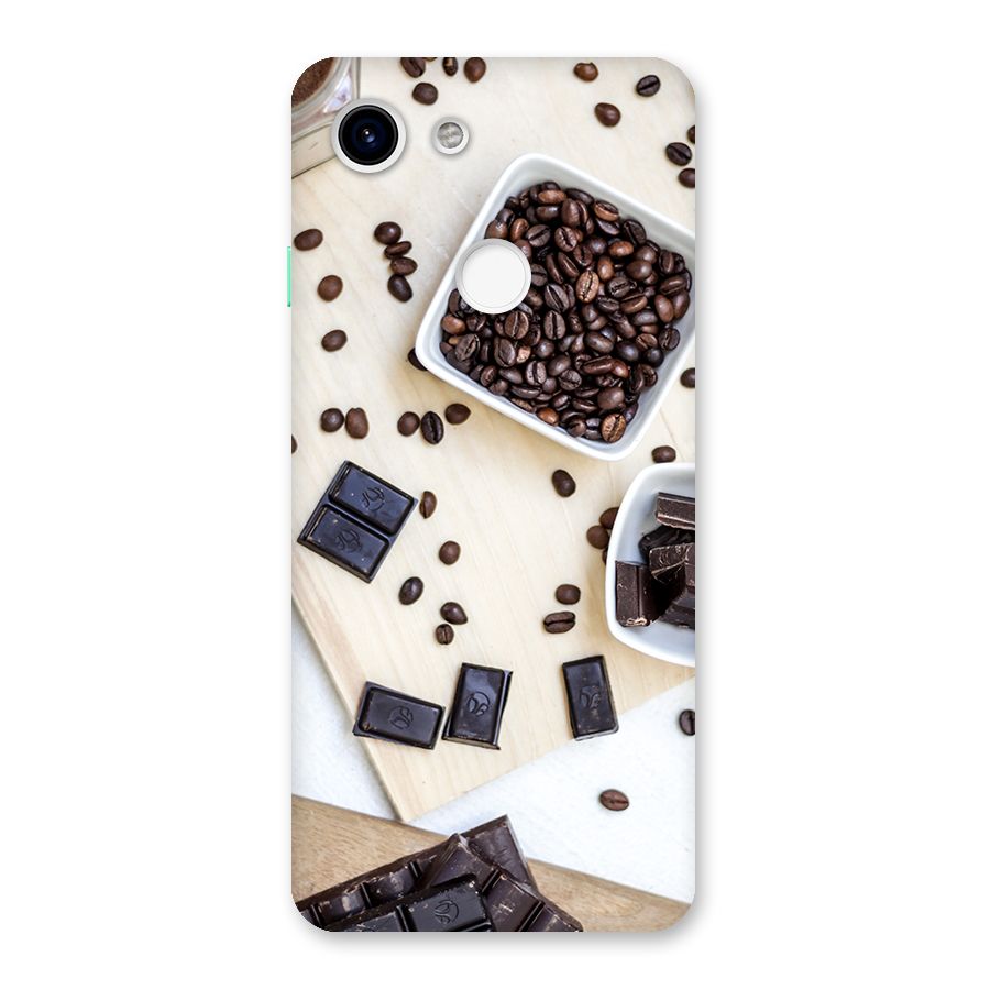 Coffee Beans and Chocolate Back Case for Google Pixel 3