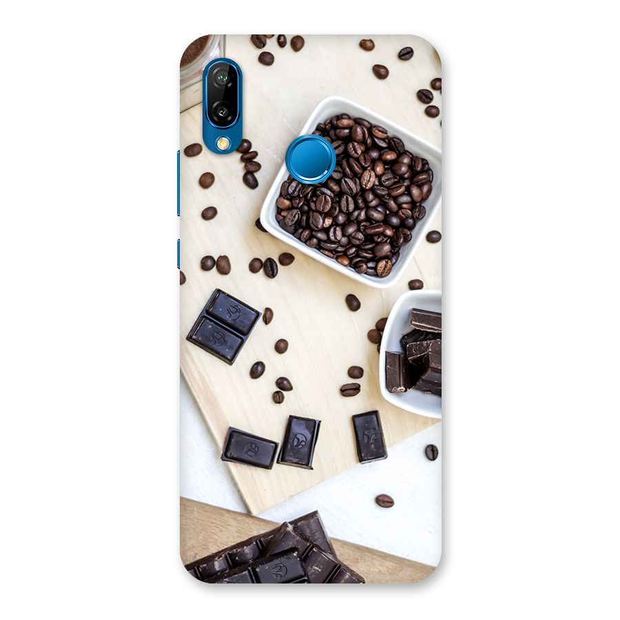 Coffee Beans and Chocolate Back Case for Huawei P20 Lite