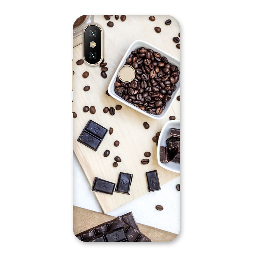 Coffee Beans and Chocolate Back Case for Mi A2