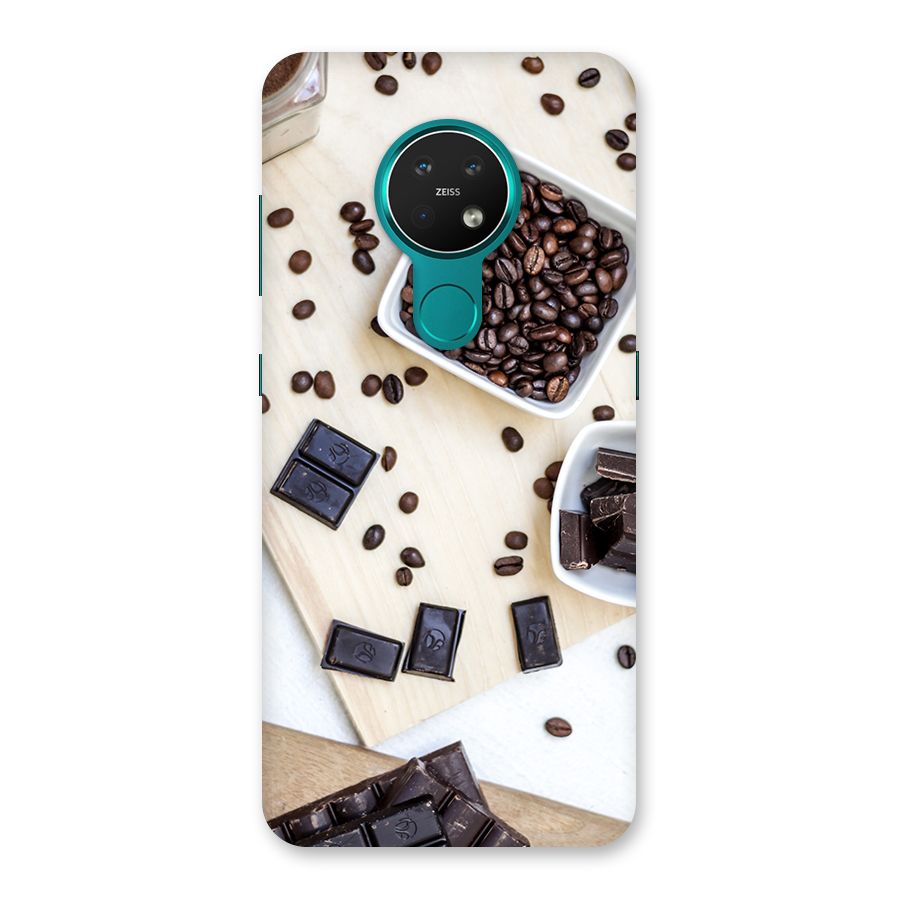 Coffee Beans and Chocolate Back Case for Nokia 7.2