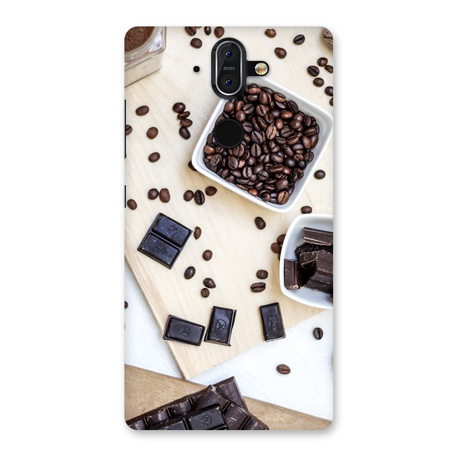 Coffee Beans and Chocolate Back Case for Nokia 8 Sirocco