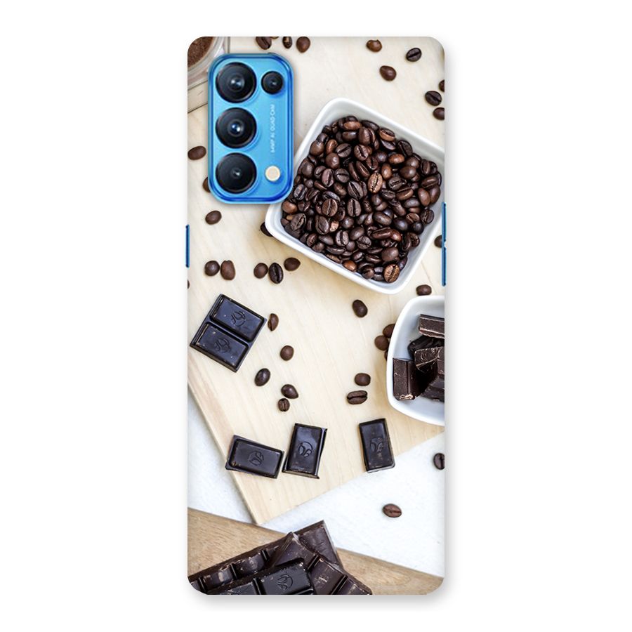 Coffee Beans and Chocolate Back Case for Oppo Reno5 Pro 5G