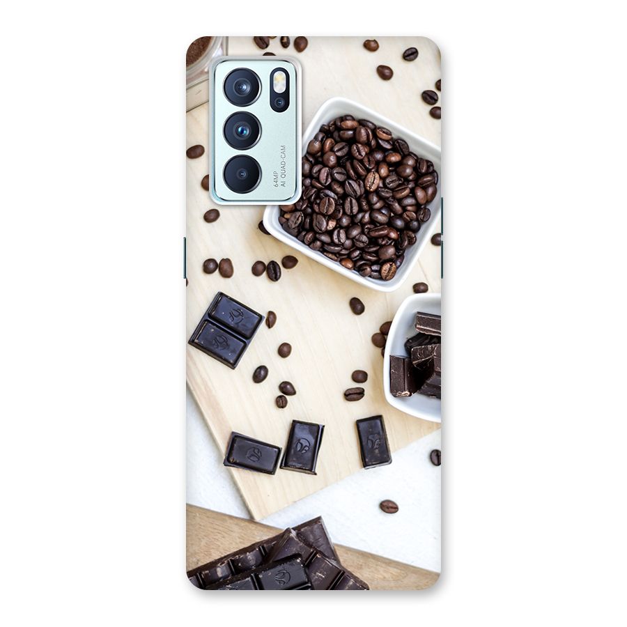 Coffee Beans and Chocolate Back Case for Oppo Reno6 Pro 5G