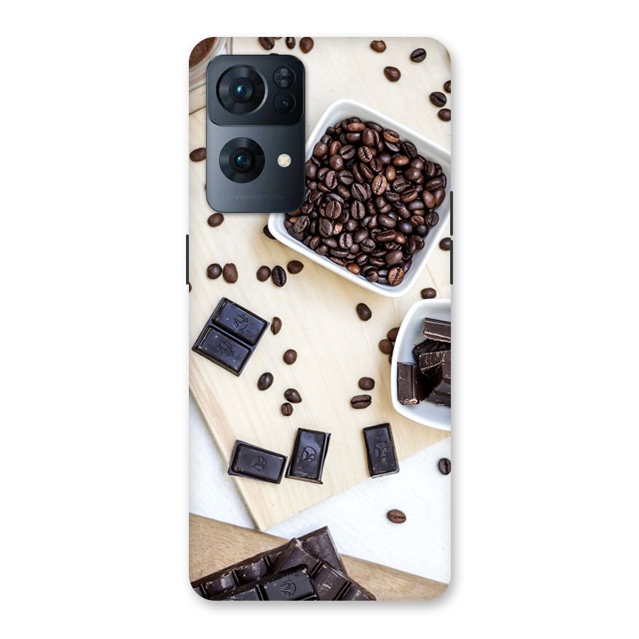 Coffee Beans and Chocolate Back Case for Oppo Reno7 Pro 5G