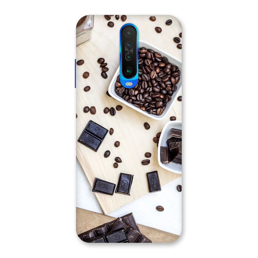 Coffee Beans and Chocolate Back Case for Poco X2