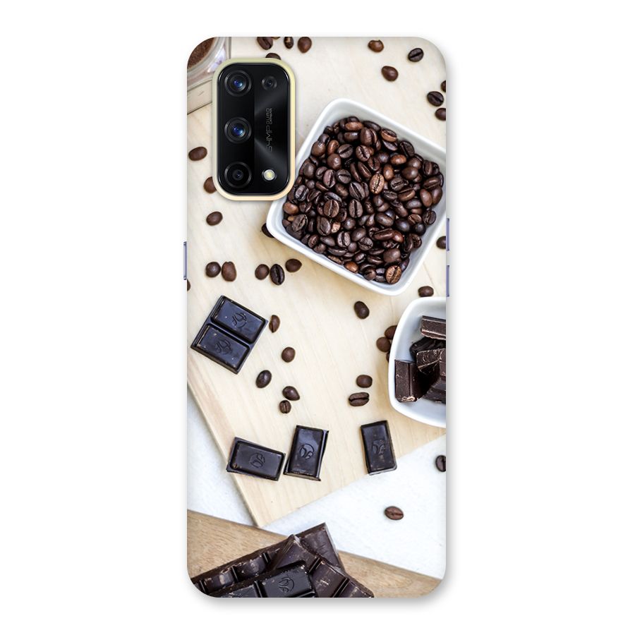 Coffee Beans and Chocolate Glass Back Case for Realme X7 Pro