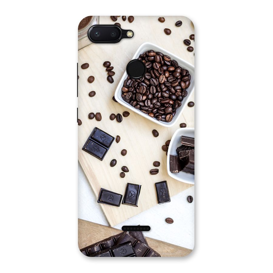 Coffee Beans and Chocolate Back Case for Redmi 6