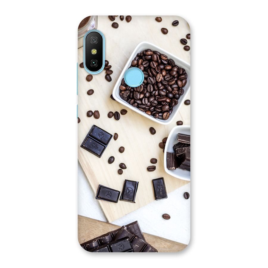 Coffee Beans and Chocolate Back Case for Redmi 6 Pro