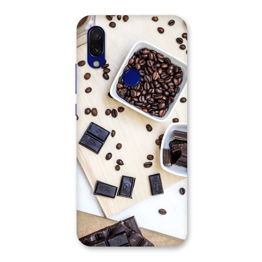 Coffee Beans and Chocolate Back Case for Redmi 7