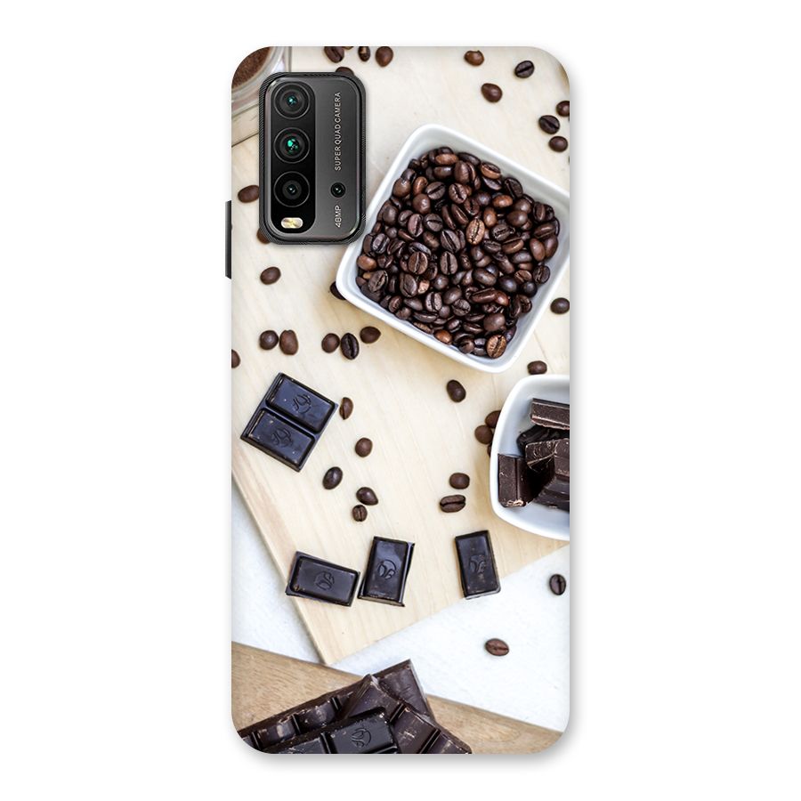 Coffee Beans and Chocolate Back Case for Redmi 9 Power