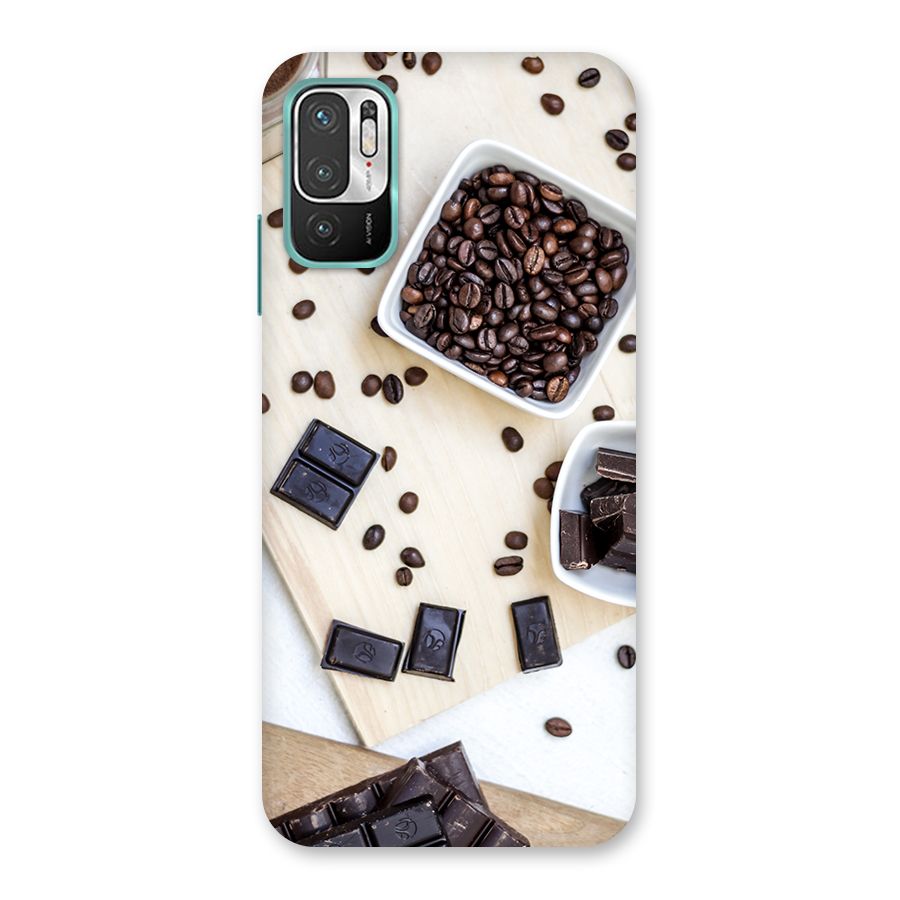 Coffee Beans and Chocolate Back Case for Redmi Note 10T 5G
