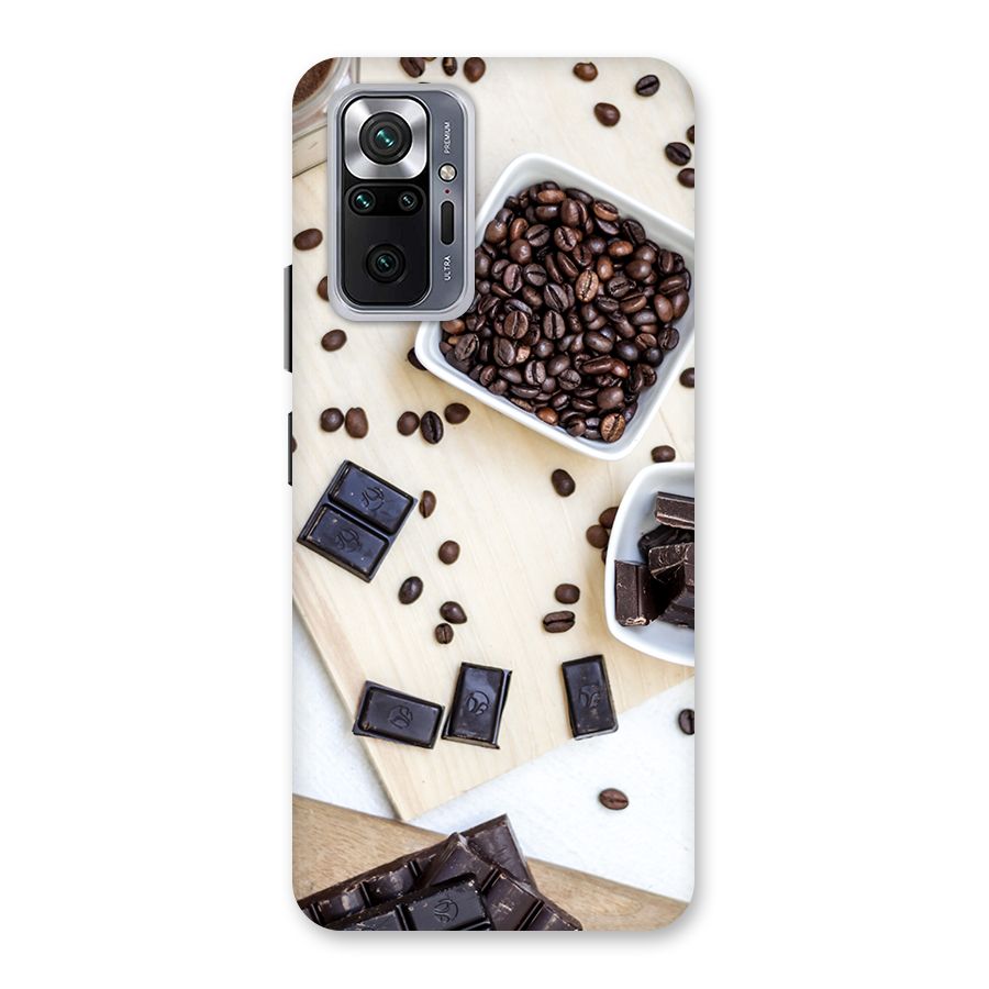 Coffee Beans and Chocolate Back Case for Redmi Note 10 Pro