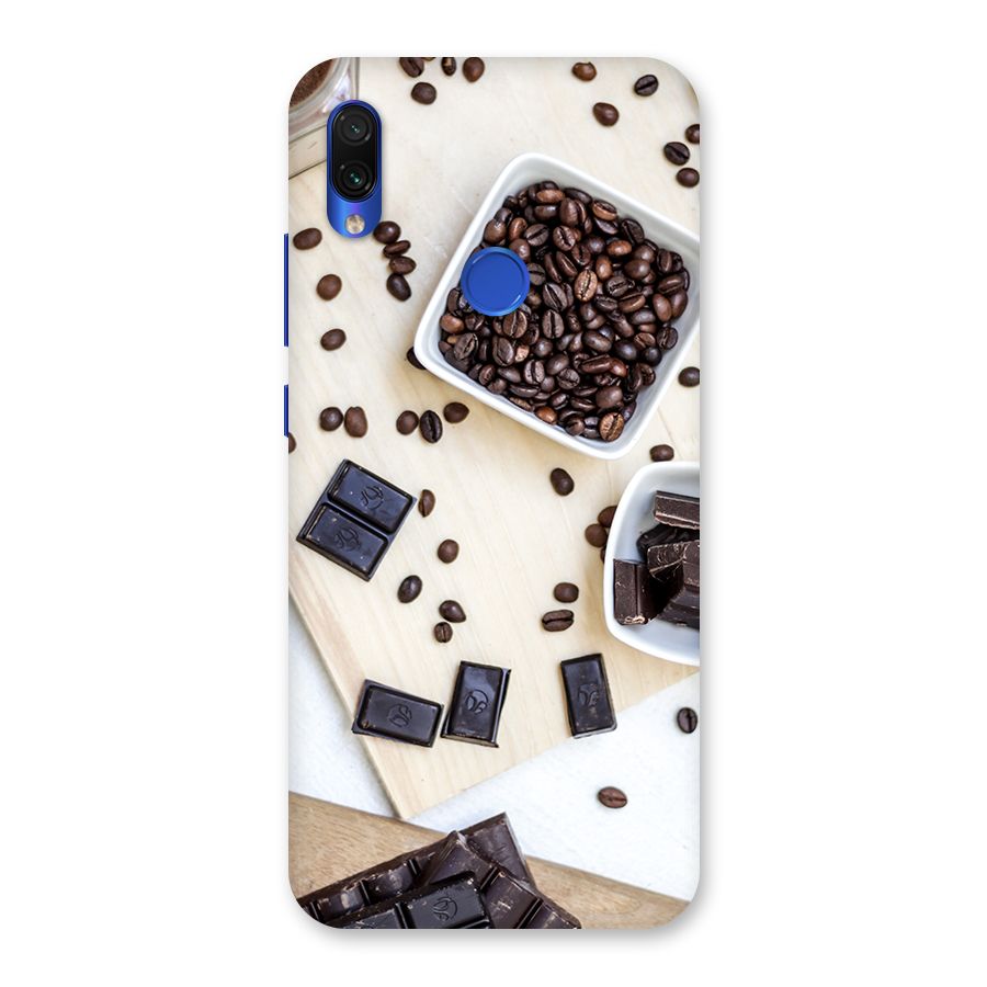 Coffee Beans and Chocolate Back Case for Redmi Note 7S