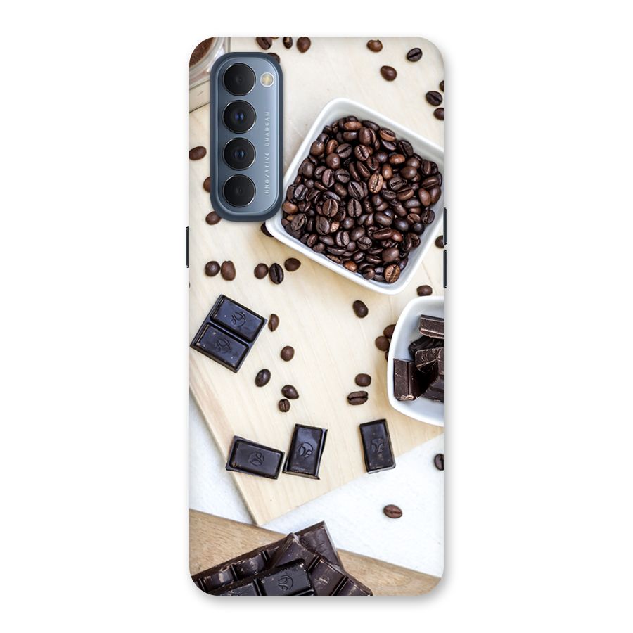 Coffee Beans and Chocolate Back Case for Reno4 Pro