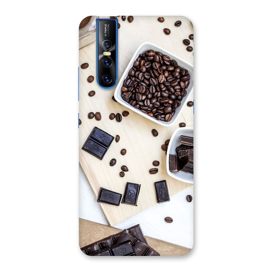 Coffee Beans and Chocolate Back Case for Vivo V15 Pro