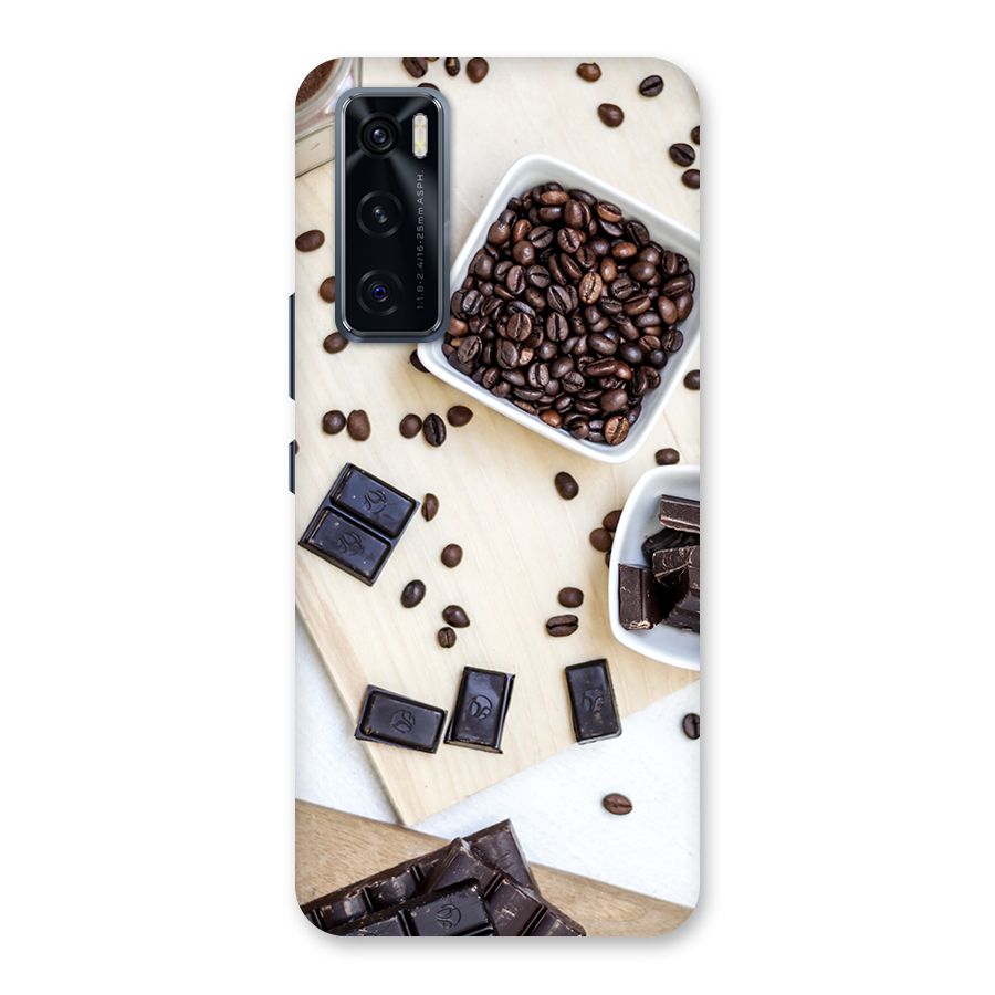 Coffee Beans and Chocolate Back Case for Vivo V20 SE