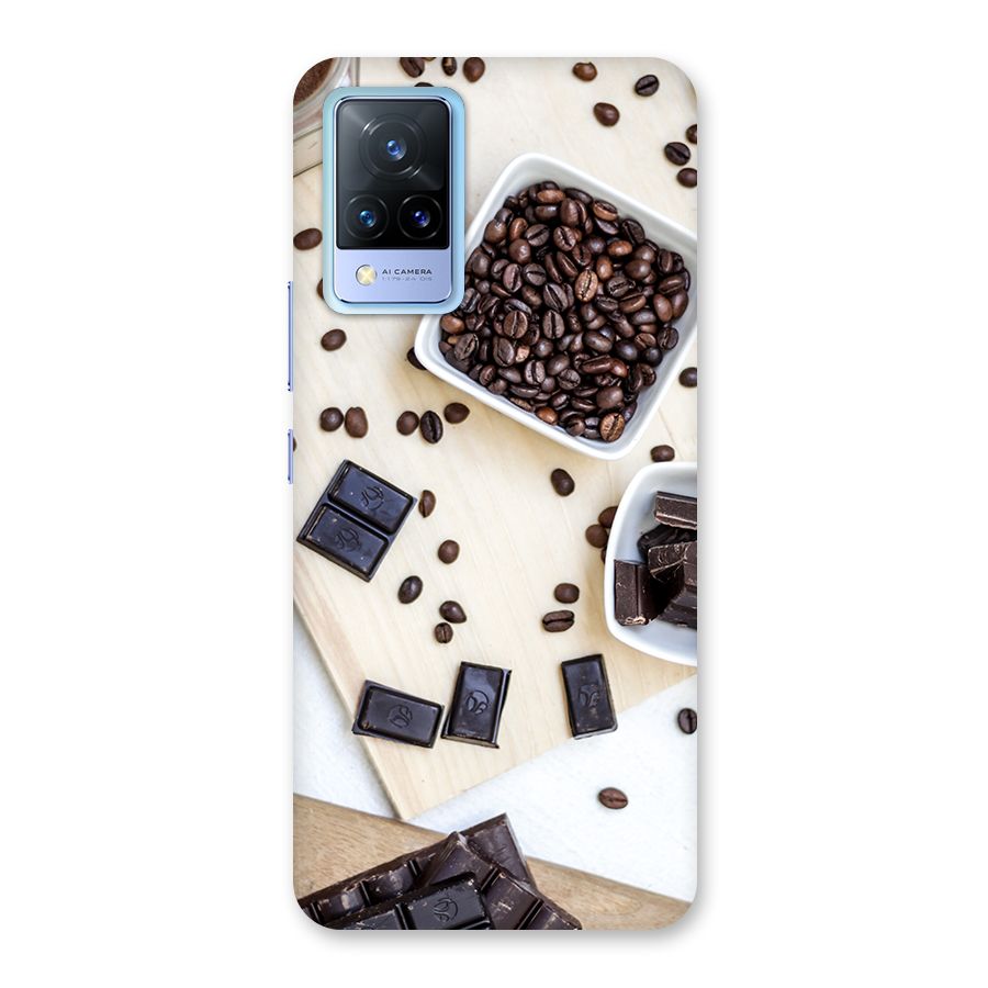 Coffee Beans and Chocolate Back Case for Vivo V21 5G