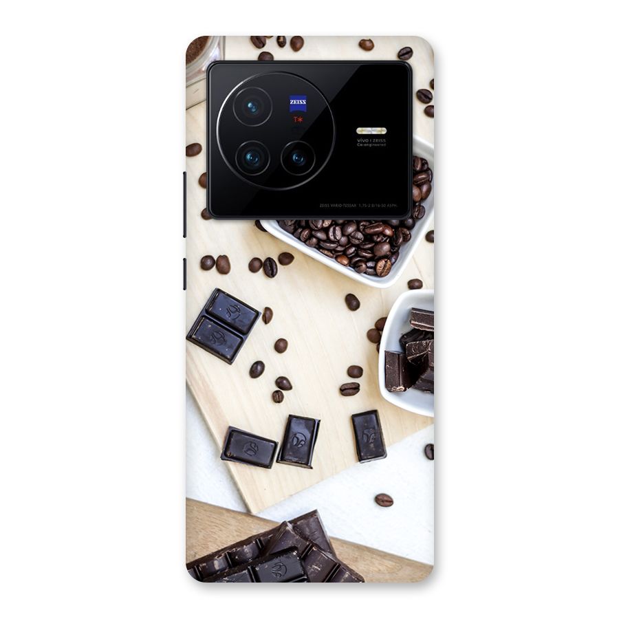 Coffee Beans and Chocolate Back Case for Vivo X80