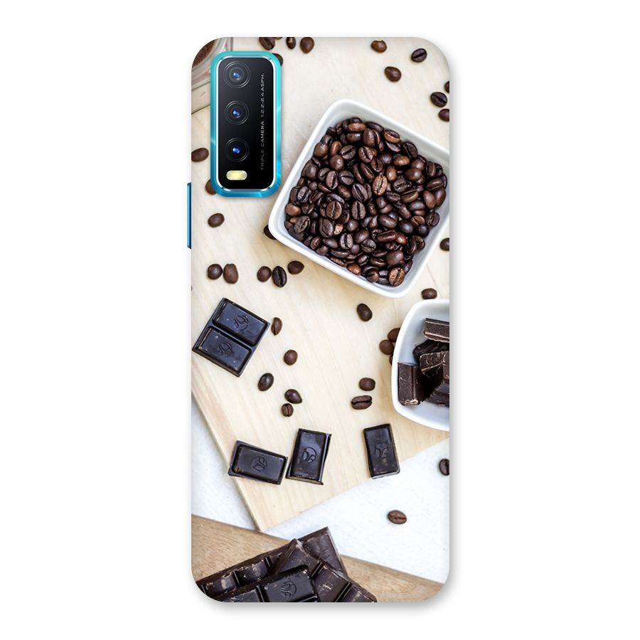 Coffee Beans and Chocolate Back Case for Vivo Y20A