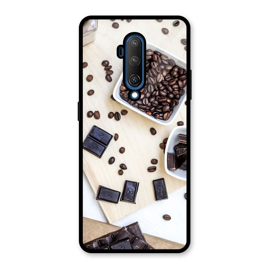 Coffee Beans and Chocolate Glass Back Case for OnePlus 7T Pro