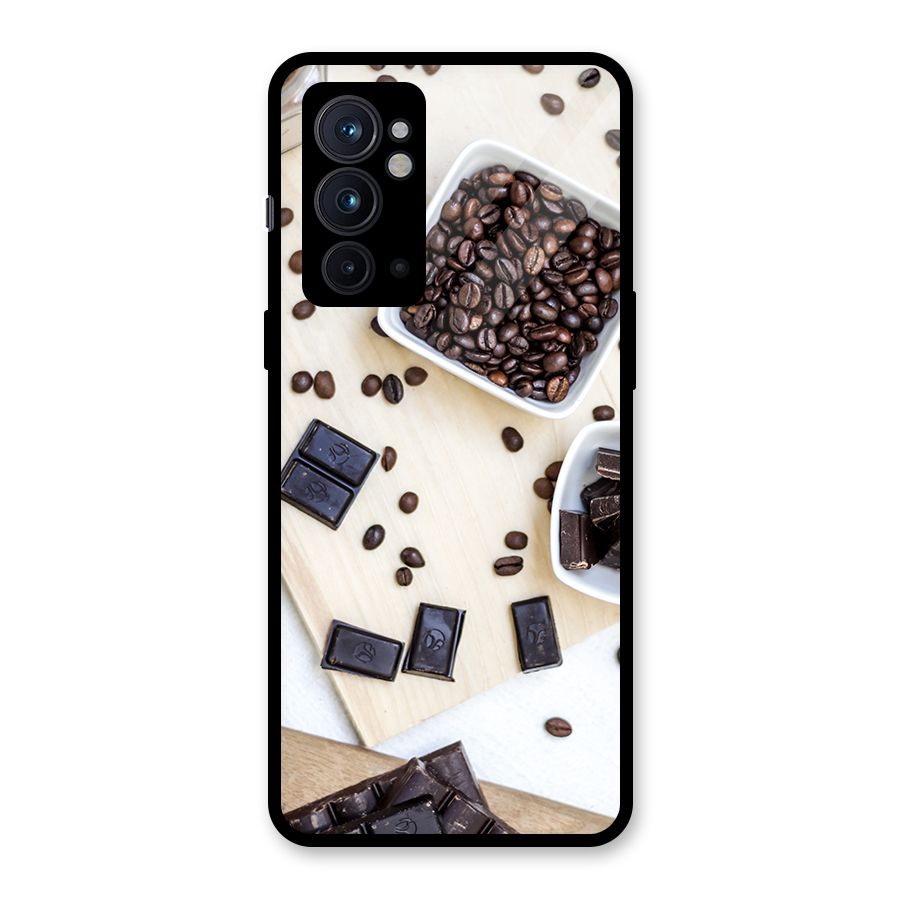 Coffee Beans and Chocolate Glass Back Case for OnePlus 9RT 5G