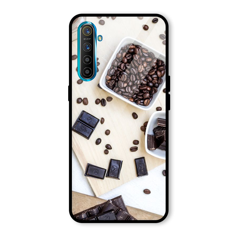 Coffee Beans and Chocolate Glass Back Case for Realme X2