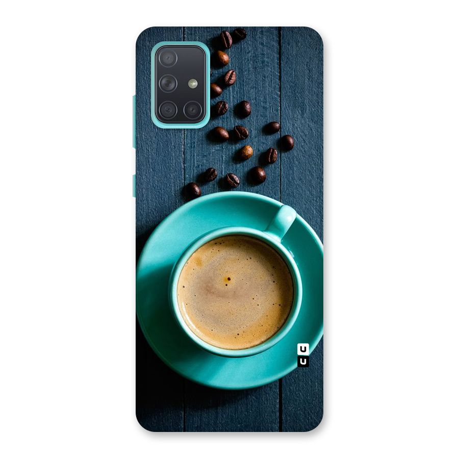 Coffee Beans and Cup Back Case for Galaxy A71