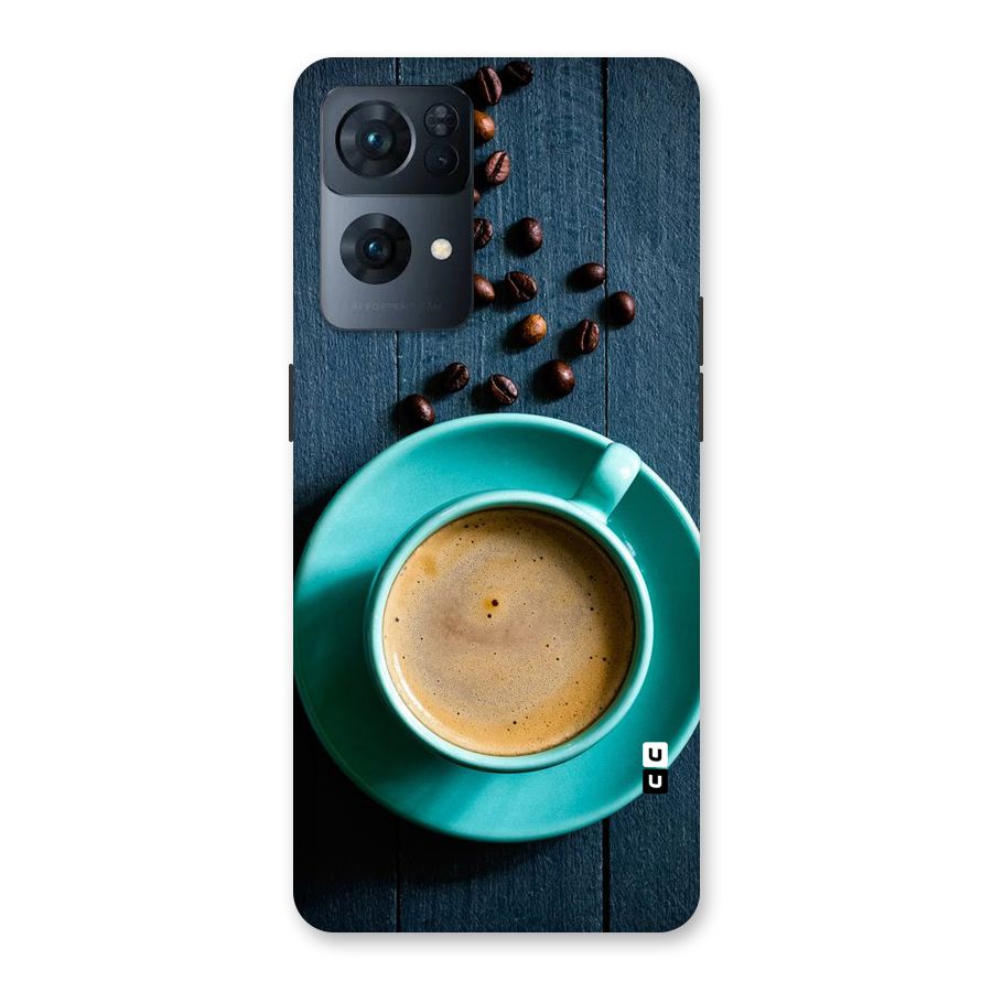 Coffee Beans and Cup Back Case for Oppo Reno7 Pro 5G