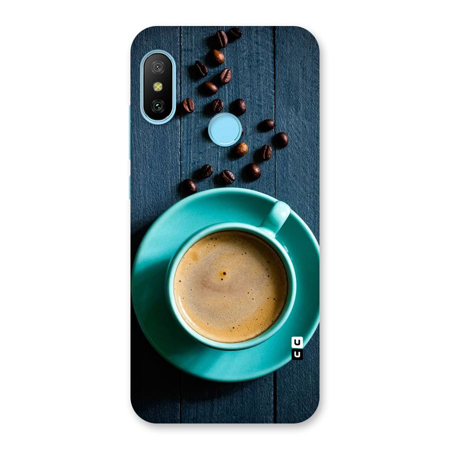 Coffee Beans and Cup Back Case for Redmi 6 Pro