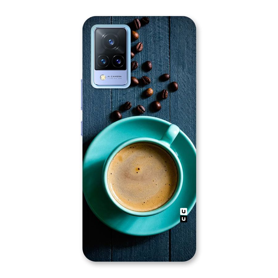Coffee Beans and Cup Back Case for Vivo V21 5G