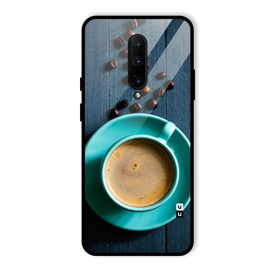 Coffee Beans and Cup Glass Back Case for OnePlus 7 Pro