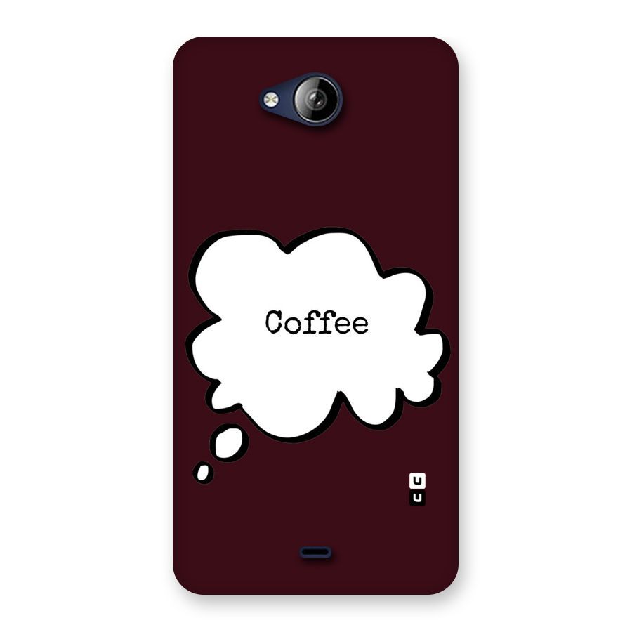 Coffee Bubble Back Case for Canvas Play Q355