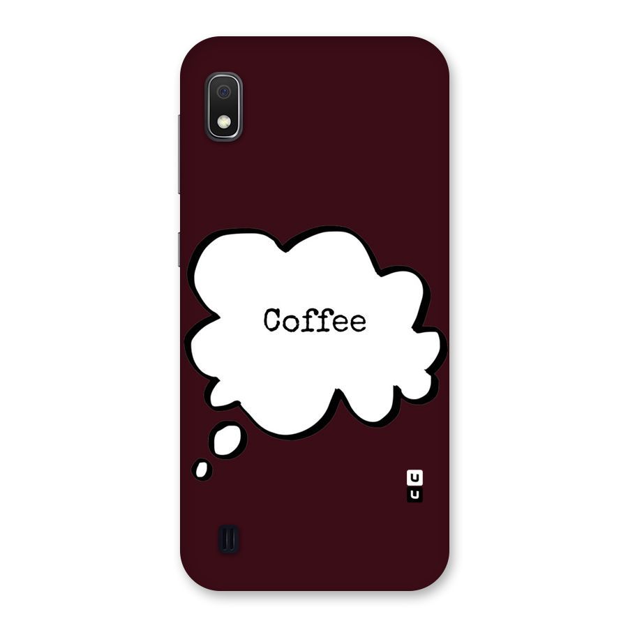 Coffee Bubble Back Case for Galaxy A10