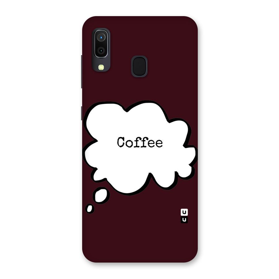 Coffee Bubble Back Case for Galaxy A20