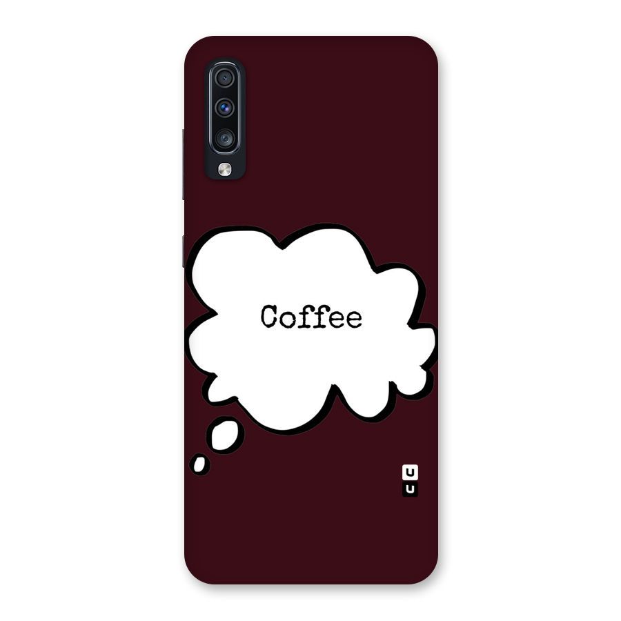 Coffee Bubble Back Case for Galaxy A70