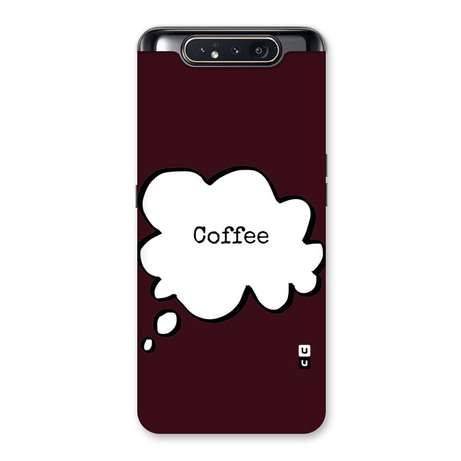 Coffee Bubble Back Case for Galaxy A80