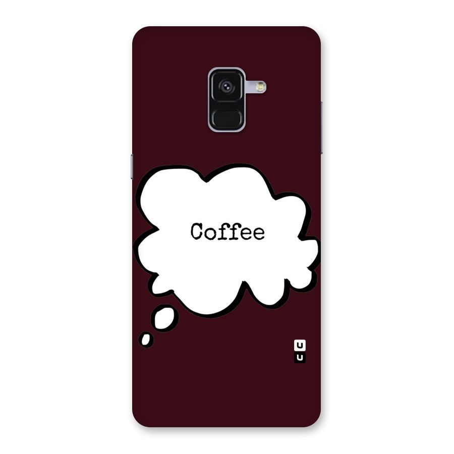Coffee Bubble Back Case for Galaxy A8 Plus