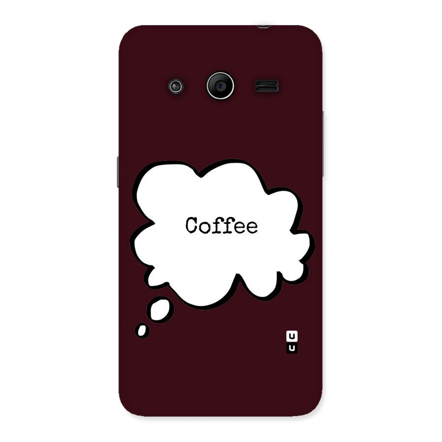 Coffee Bubble Back Case for Galaxy Core 2