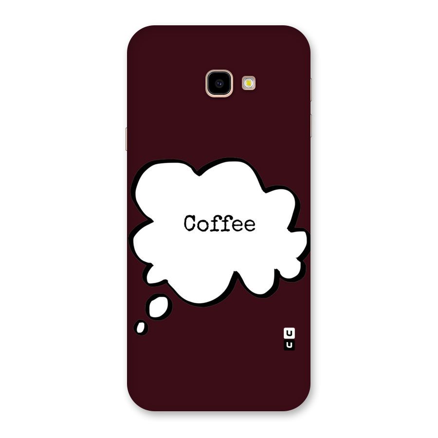 Coffee Bubble Back Case for Galaxy J4 Plus